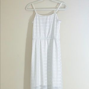 long maxi white dress